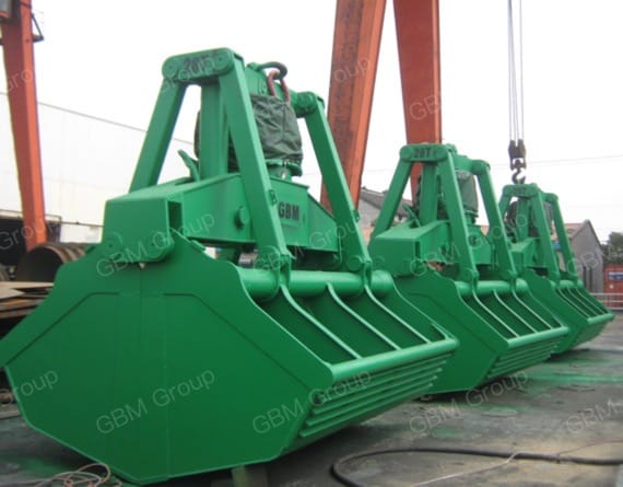 hydraulic clamshell grab