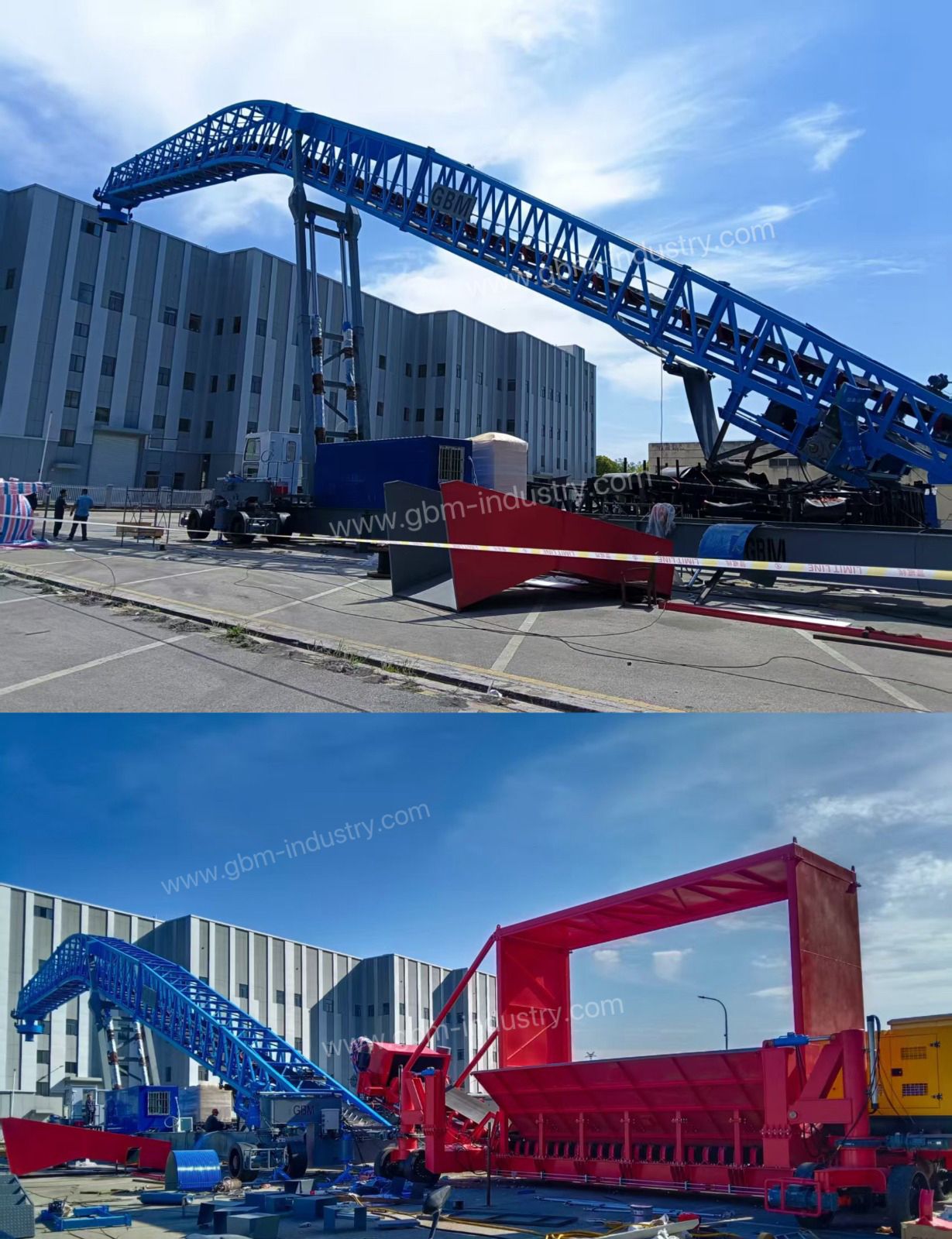 Mobile ship loader
