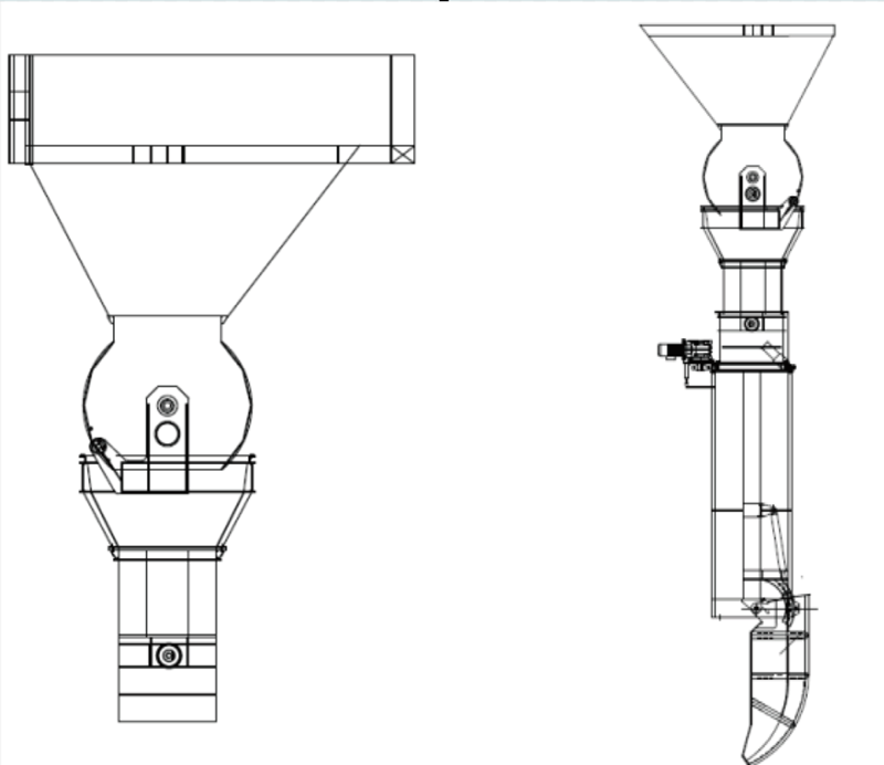 telescopic chute