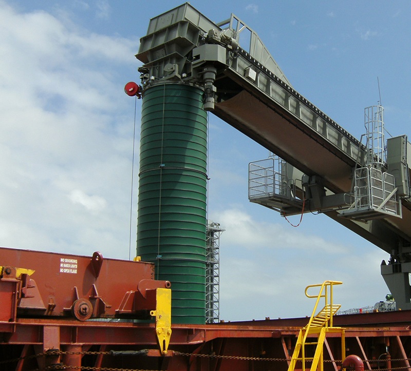 telescopic chute
